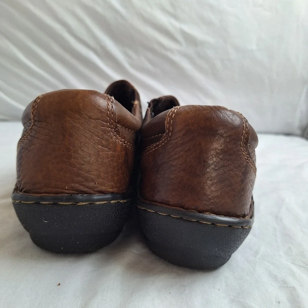 Eastland Hillside 8.5W Women's Leather Upper Shoes Style 3800-02 Brown‎ Slip On